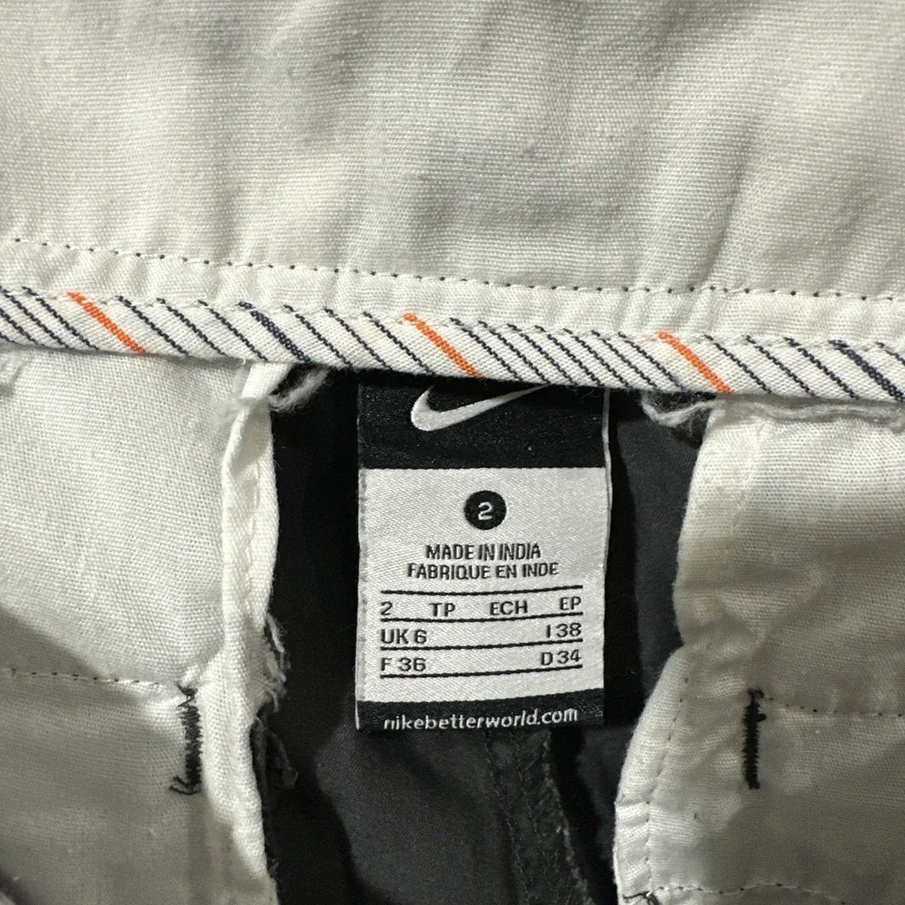Nike The Athletic Dept.‎ Shorts Women's 2 Gray Cuffed Active Pockets Logo Hiking